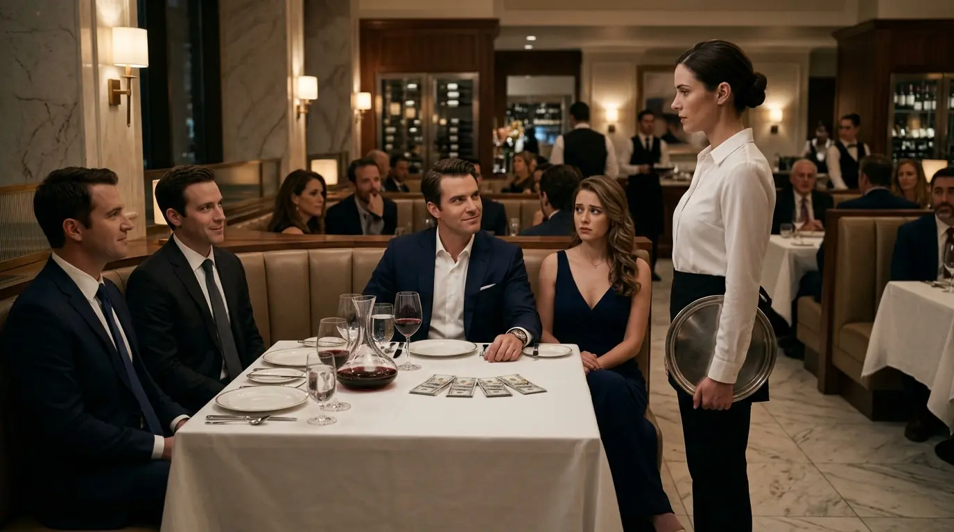 Billionaire Tests the Waitress with a Trick Question — Her Answer Costs Him His Ego