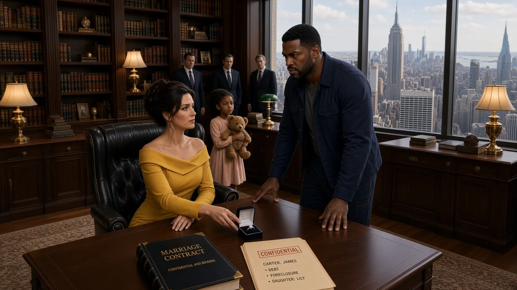 A Billionaire CEO Asked a Black Single Dad to Marry Her—His Daughter’s Reply Left Her Speechless"
