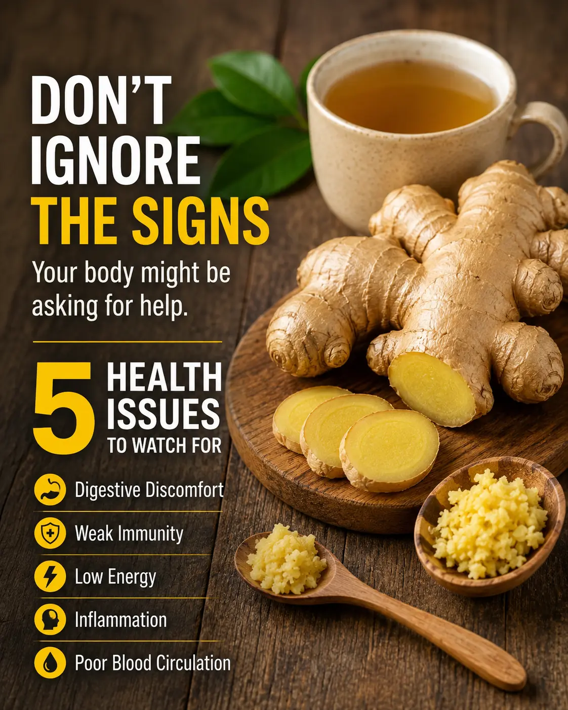 Avoid Ginger? 5 Health Conditions Older Adults Should Not Ignore