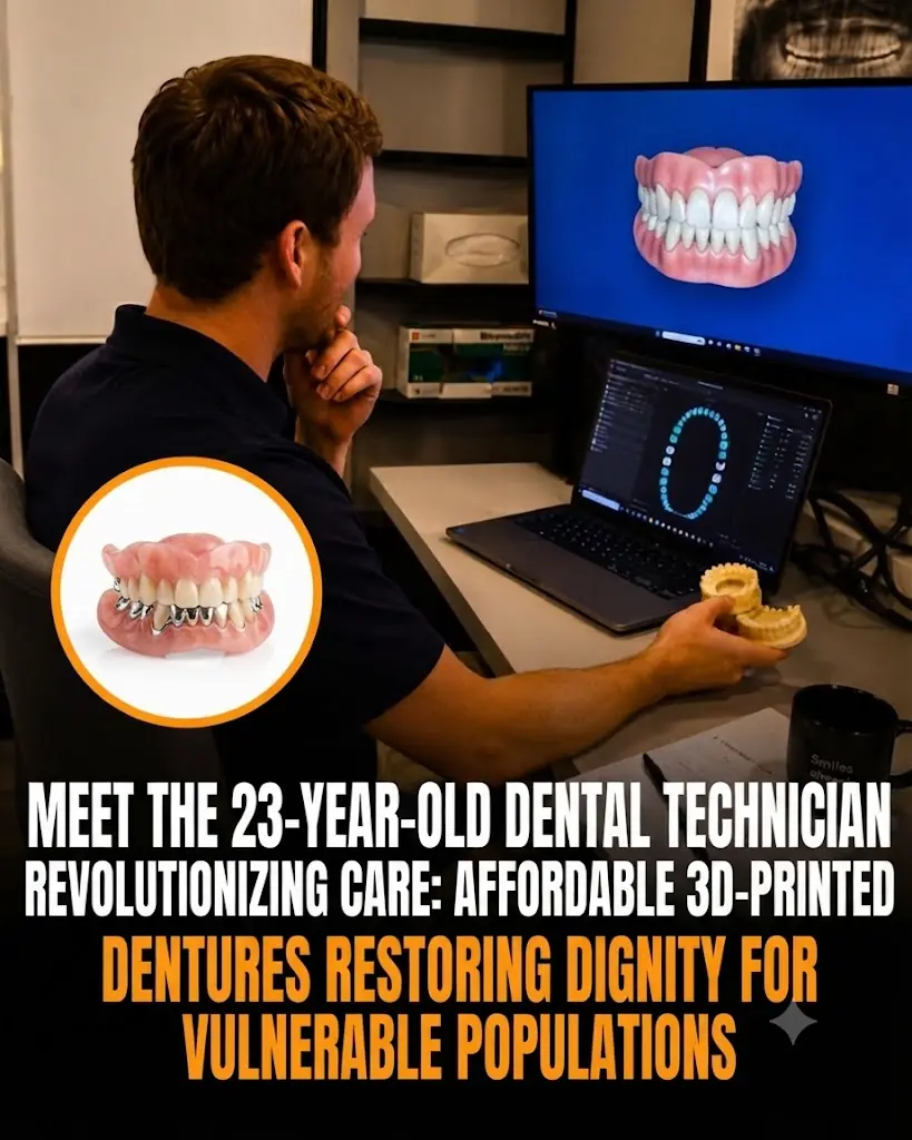22-Year-Old Engineer 3D Prints Dentures To Give Low-Income Americans Their Smiles Back