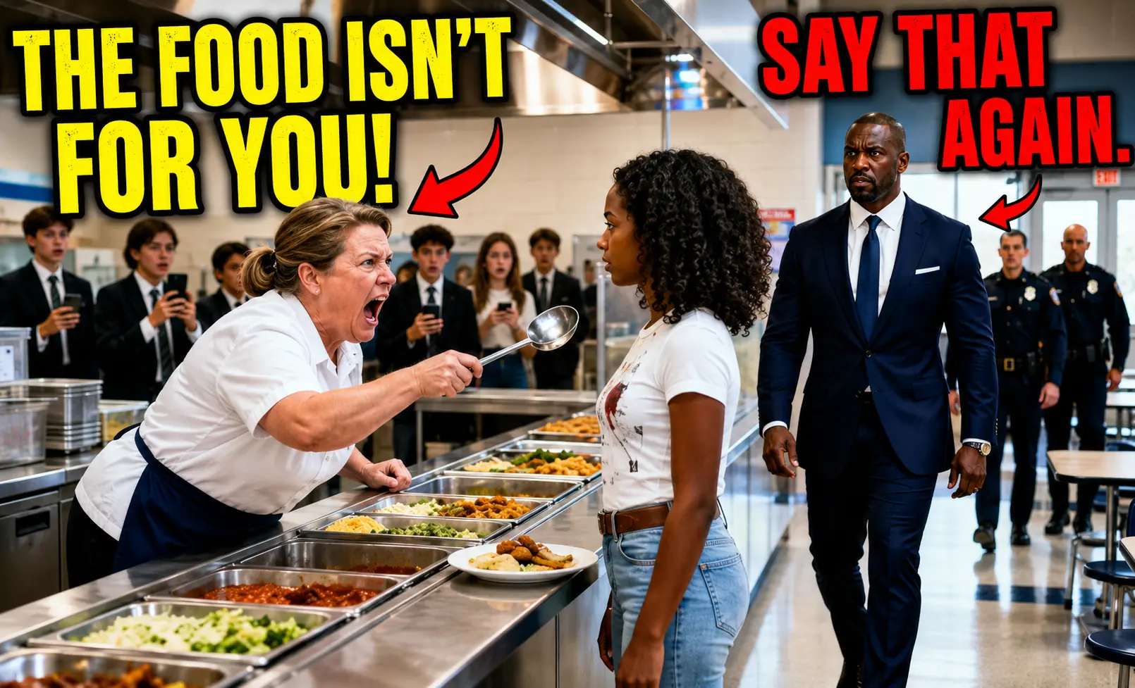 Black CEO Steps Into His Daughter’s School Cafeteria — Then One Sentence Makes Him Freeze