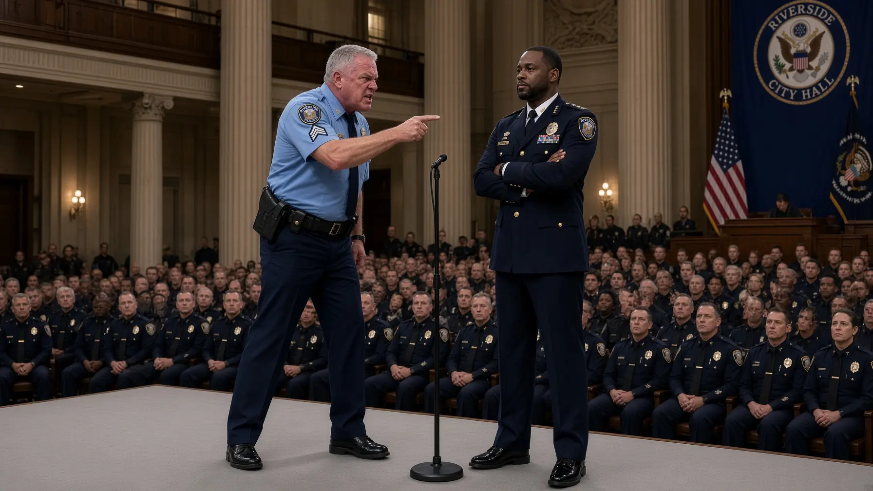 Cop Attacked Black Man at Promotion Ceremony — Chief of Police: 'That's My Replacement'