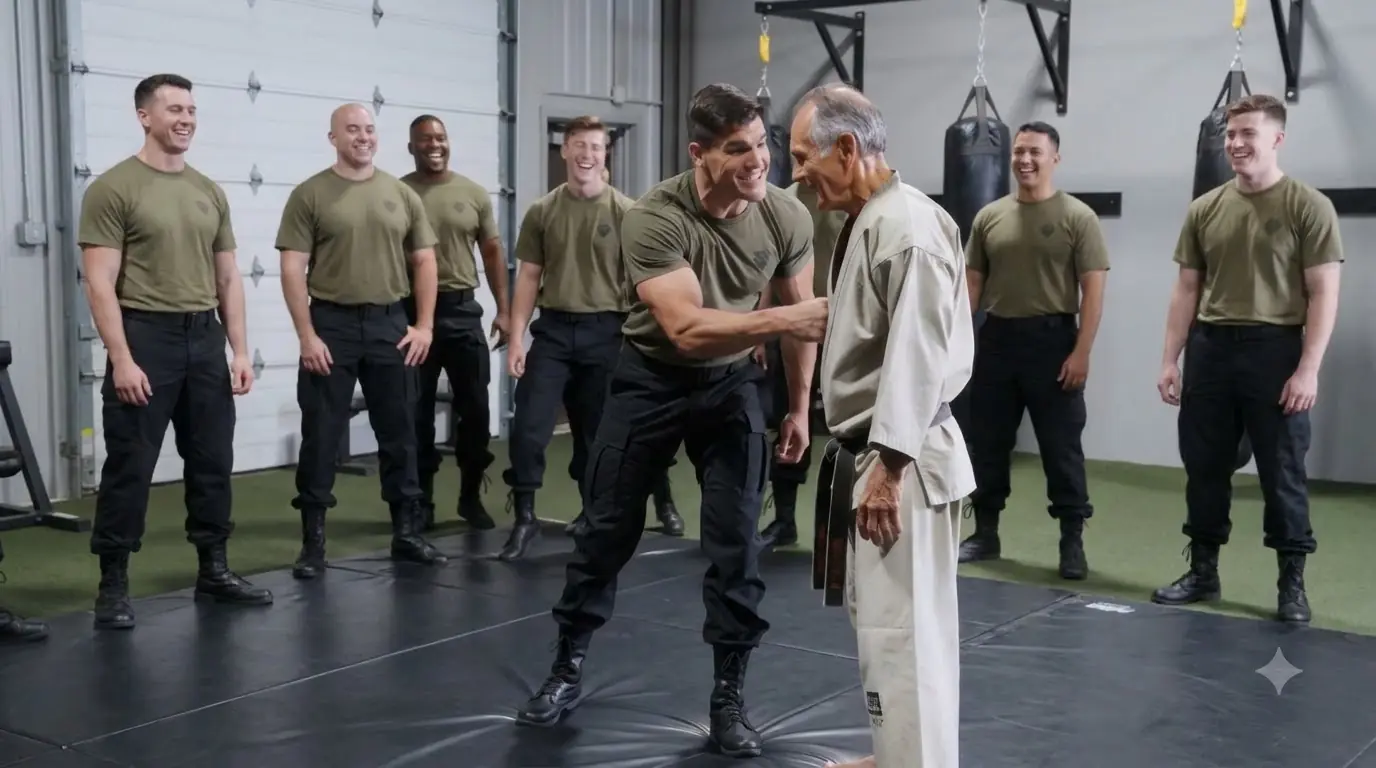 The Young Soldier Mocked An Old Man In The Training Gym, Then The General Revealed Who He Was