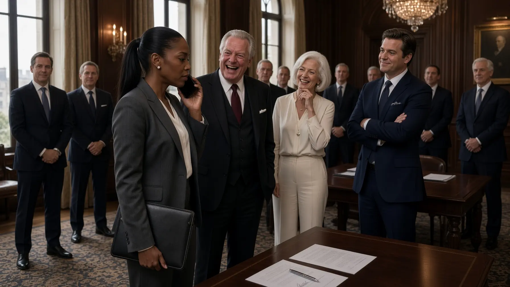 Black Woman CEO Humiliated by White Billionaire Family — She Ends Their $520M Merger