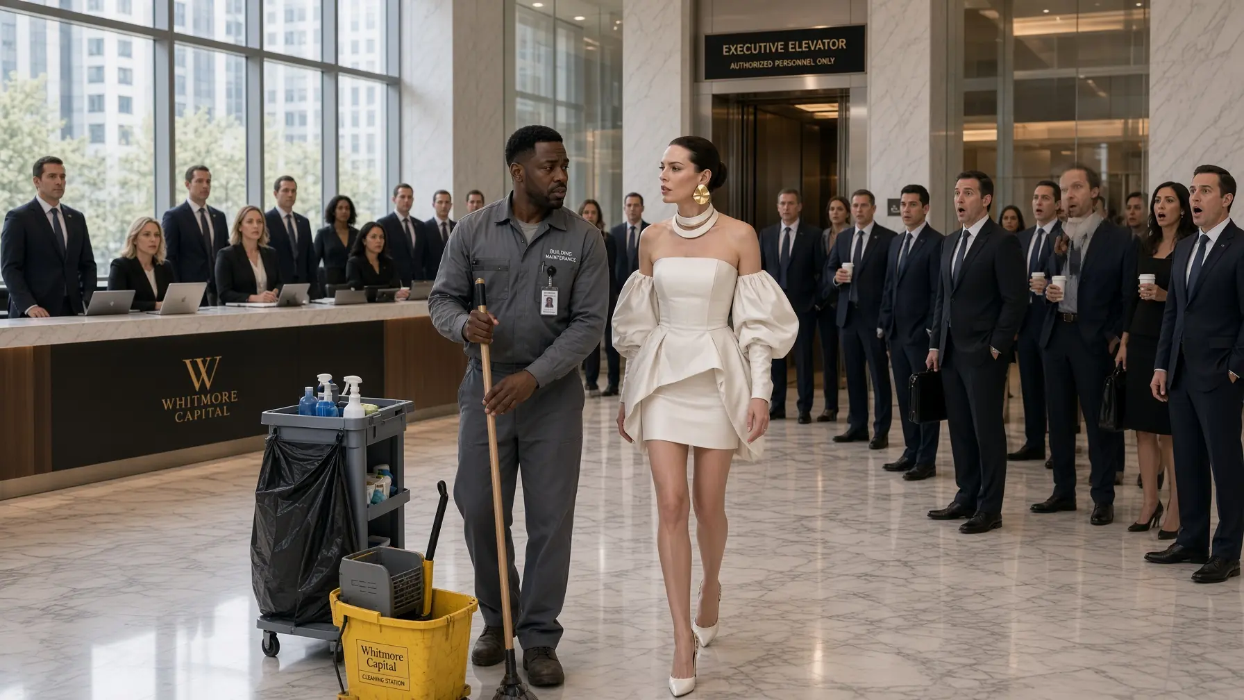 The CEO Said She Was Pregnant, Then The Janitor Realized They Had Both Been Set Up