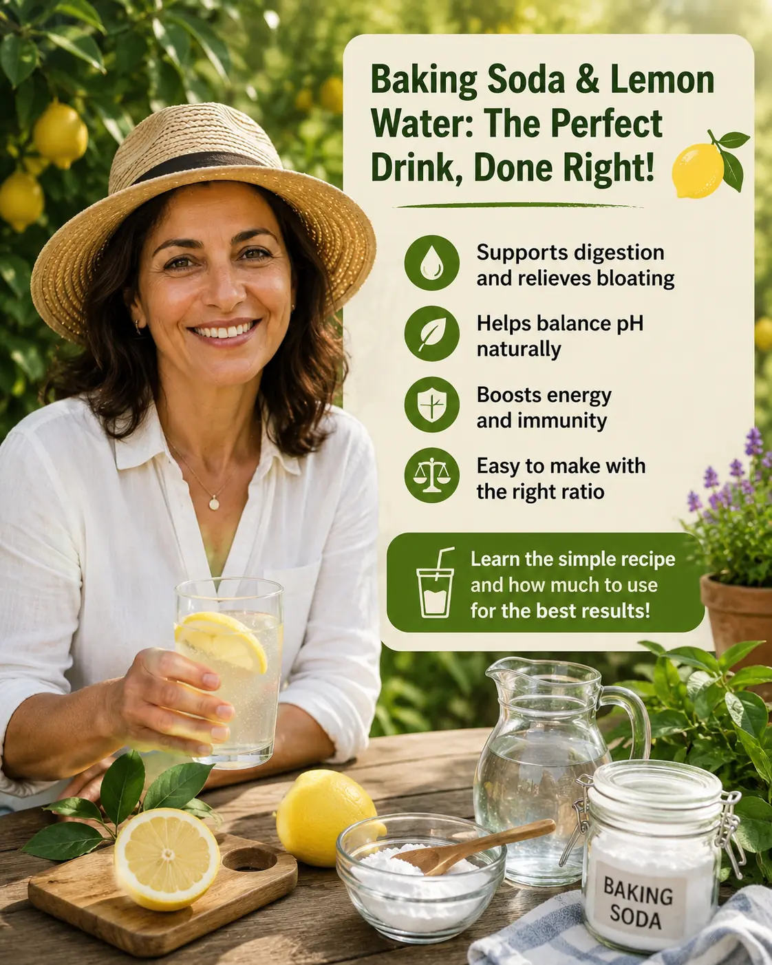 Lemon and Baking Soda: Benefits, Everyday Uses, and Important Safety Tips 🍋✨