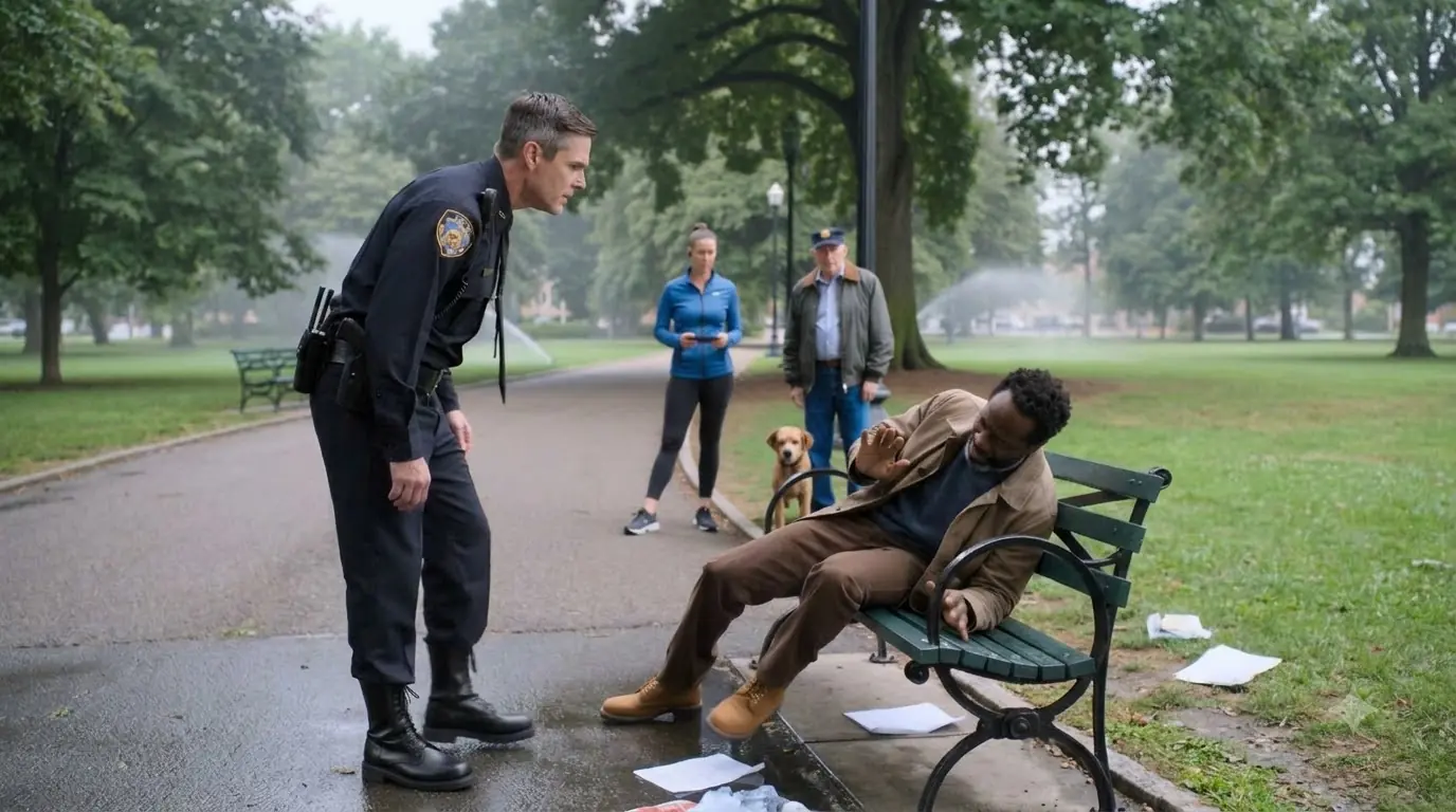 The Officer Kicked A Homeless Black Man In The Park | Then Learned He Was Internal Affairs