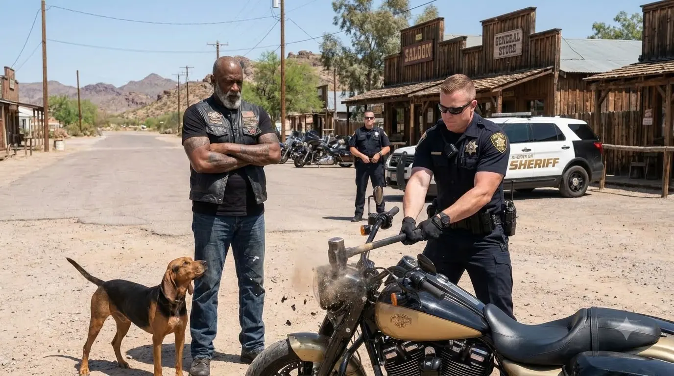 The Deputy Smashed The Old Black Biker’s Motorcycle | Then Learned Who He Used To Be