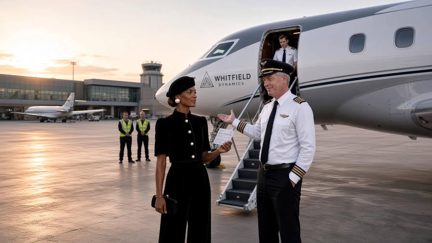 The Pilot Told Her To Use The Service Entrance | Then Learned She Owned The Jet