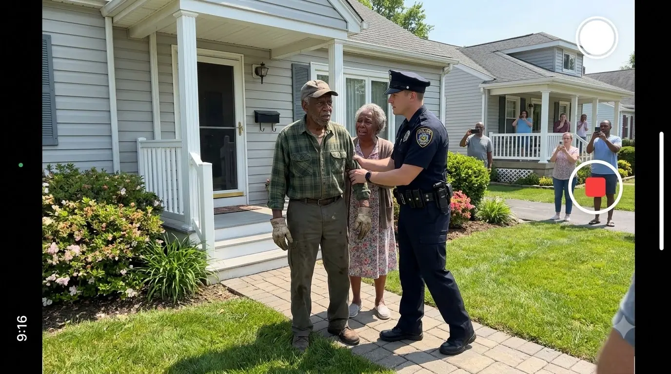 The Officers Confronted Her Parents Outside Their Home — Then She Walked Out