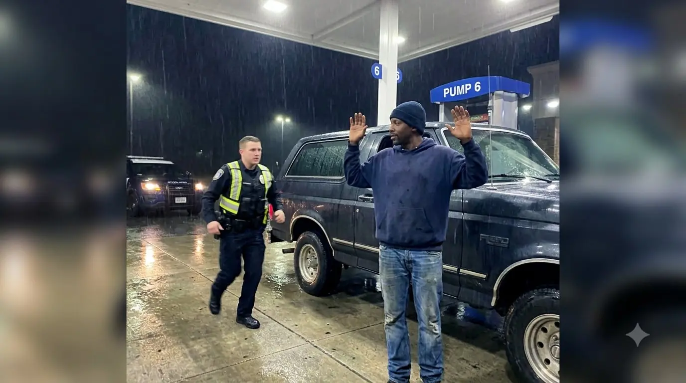 The Officer Forced Him Down at the Gas Station — Then His Phone Started Ringing