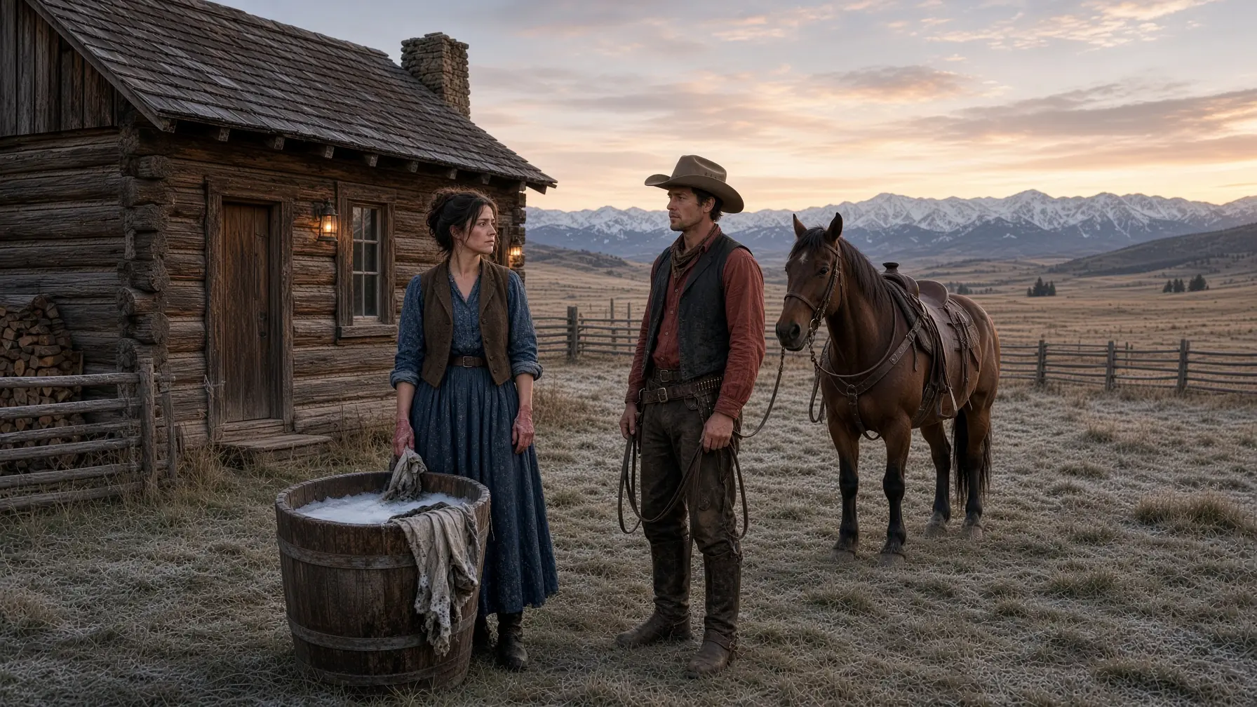 “I Can’t—I’m a Widow,” She Said… The Rancher Smiled “Then Let Me Give You a Fresh Start.”