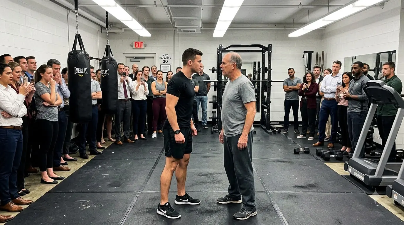 The CEO’s Son Trapped Him in the Gym — Then Things Got Physical