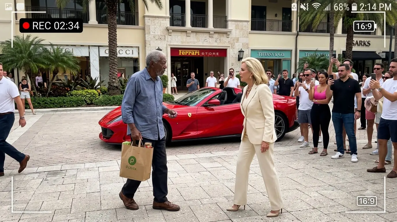 She Called Him a Thief Beside the Ferrari