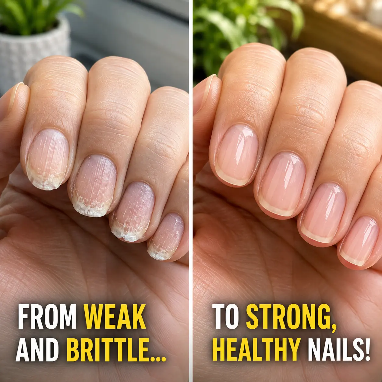 Soak your nails in this 1 mixture and get rid of brittle ridges, vertical lines, and flaky layers