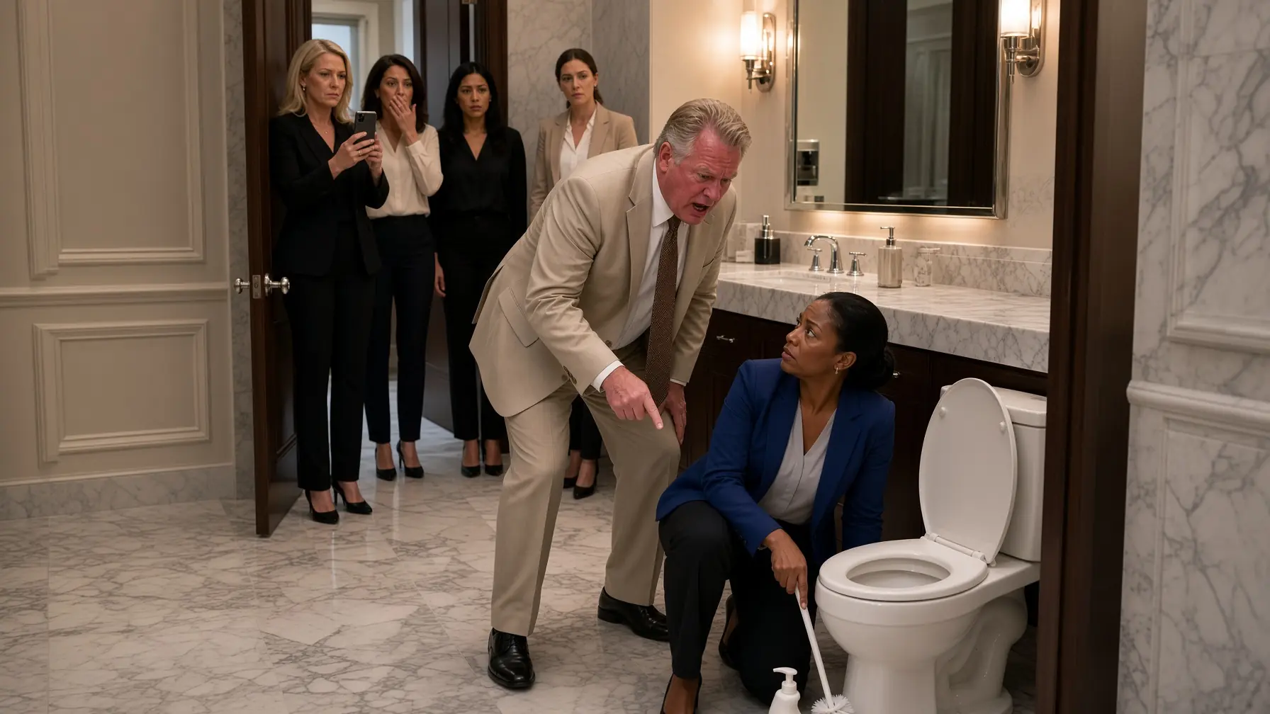 Black CEO Mistaken for Janitor — Told to Clean the Toilet, Then She Fires Everyone