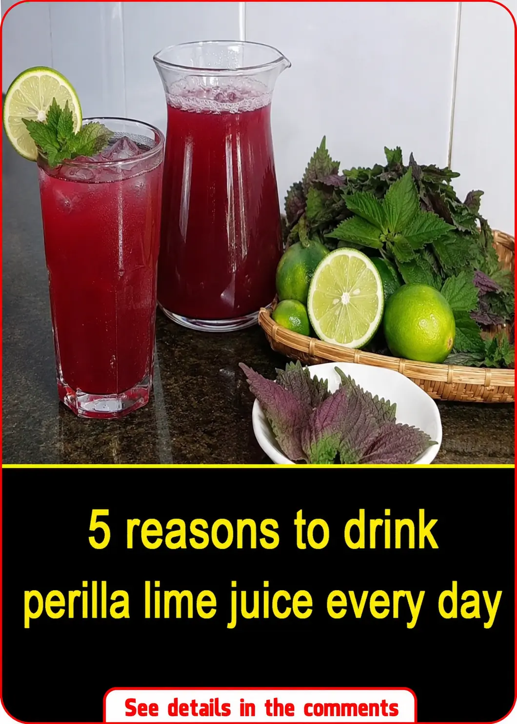 5 reasons why you should drink perilla leaf tea every day.