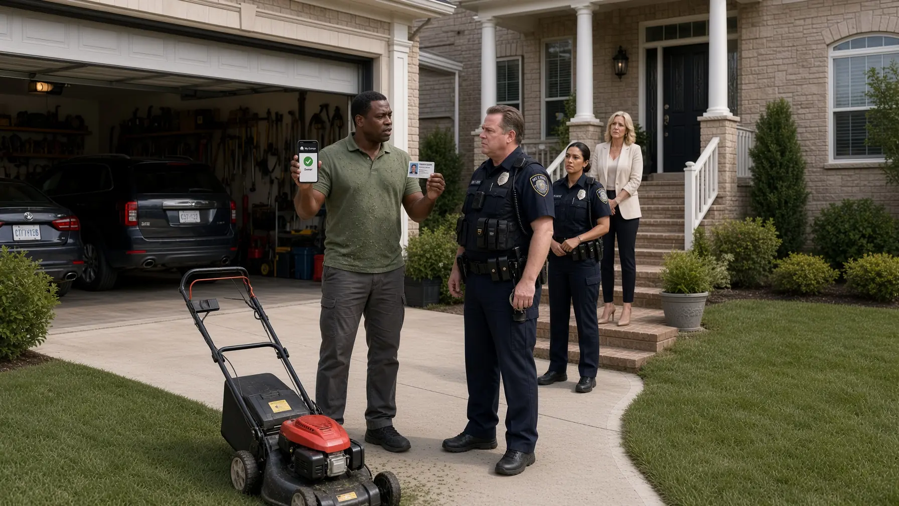 The Officer Handcuffed Him In His Own Driveway | Then The General Asked One Question