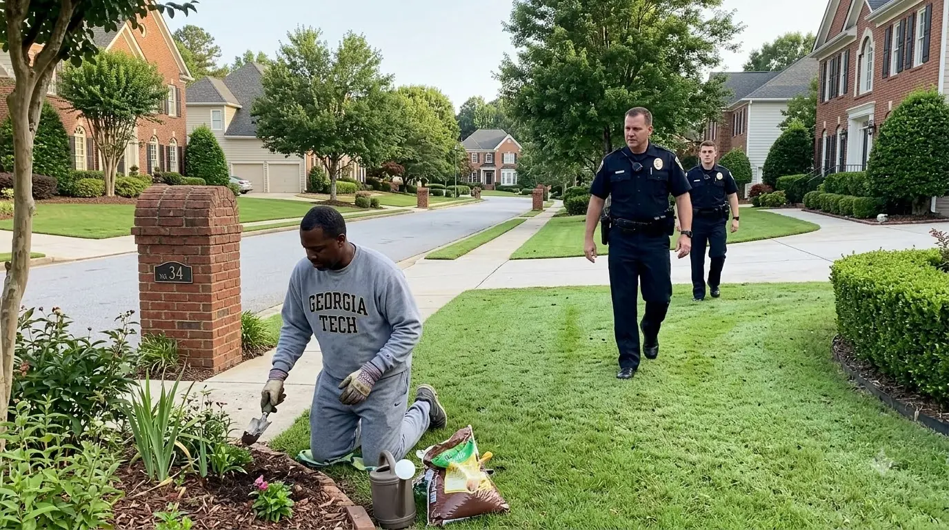 The Officer Handcuffed Him in His Own Yard — Then He Said One Sentence