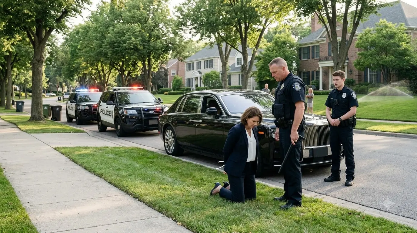 The Officer Smashed Her Rolls-Royce — Then His Radio Crackled