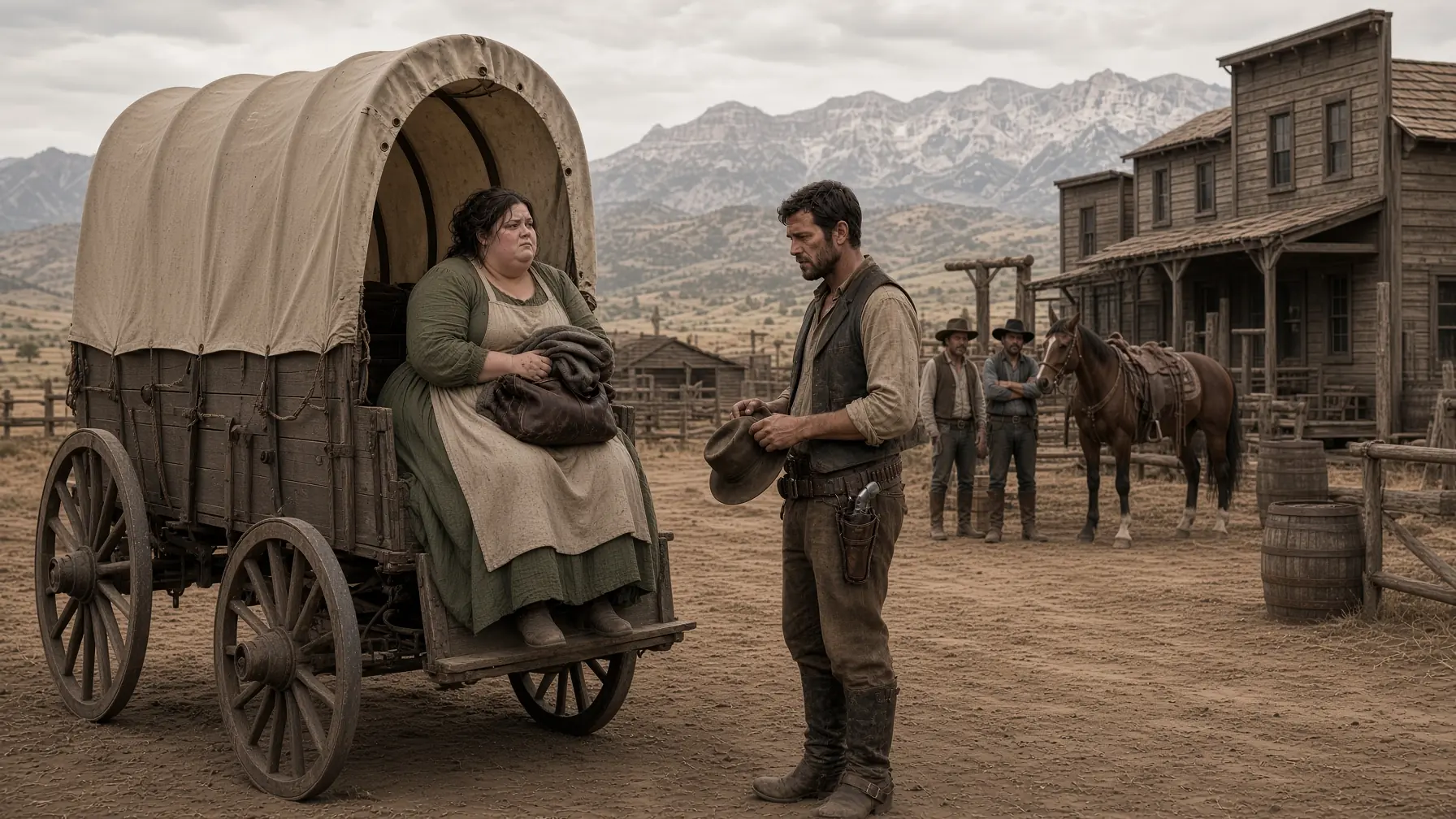 They Sent the “Ugly Daughter” to a Lonely Mountain Cowboy—She Became the Love He Never Expected