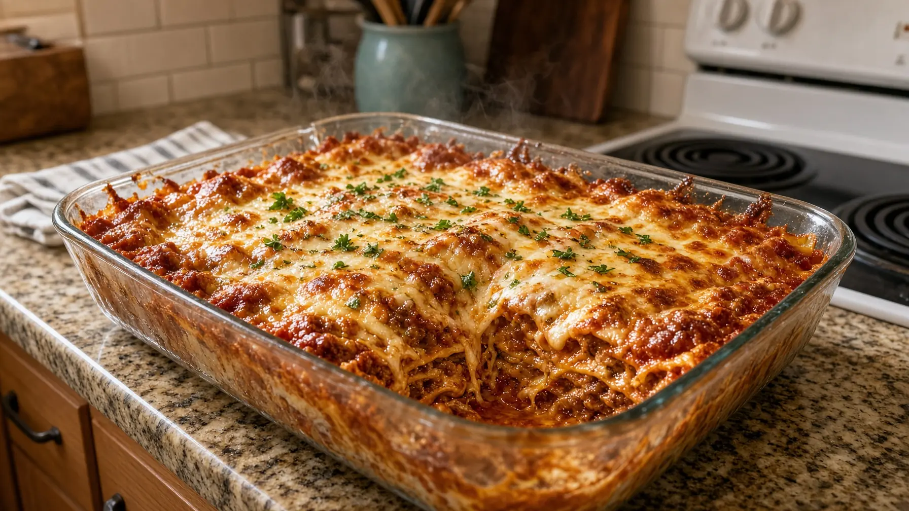 Ultimate Cheesy Lasagna – Rich, Saucy & Loaded with Layers of Melted Cheese