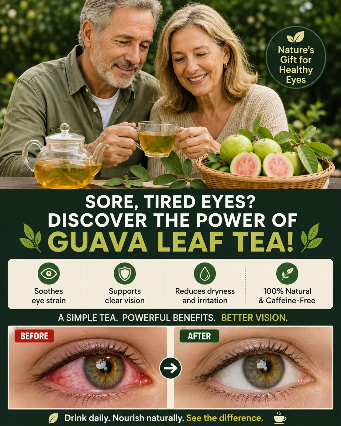 Guava for Eye Health: Can It Help Soothe Red, Tired, and Irritated Eyes Naturally? 👀🍈
