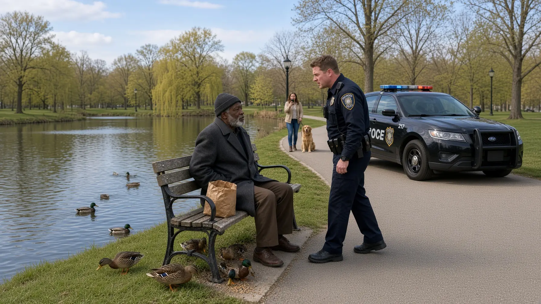 Racist Cop Stops Black Man Feeding Birds — He’s a Retired Police Chief