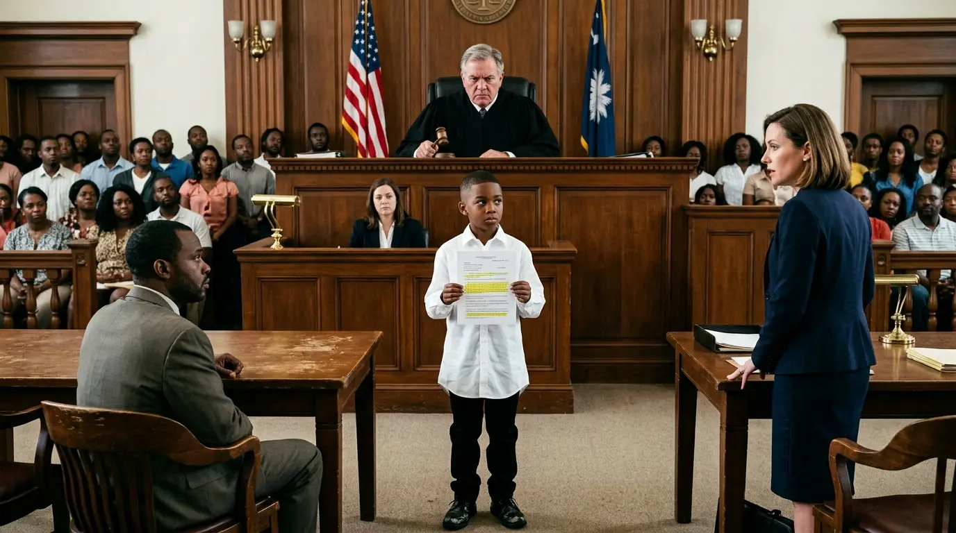 Black Child Walked Into Court as Dad’s "Lawyer" — Then Won the Case With One Question