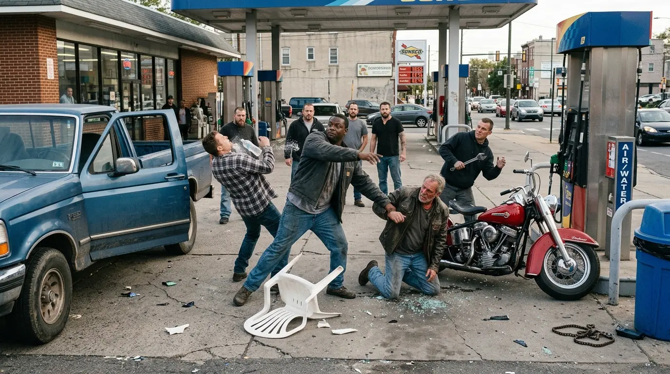 Single Dad Saved a Biker From 6 Bullies in 8 Seconds — Hells Angels' Reaction Shocked America