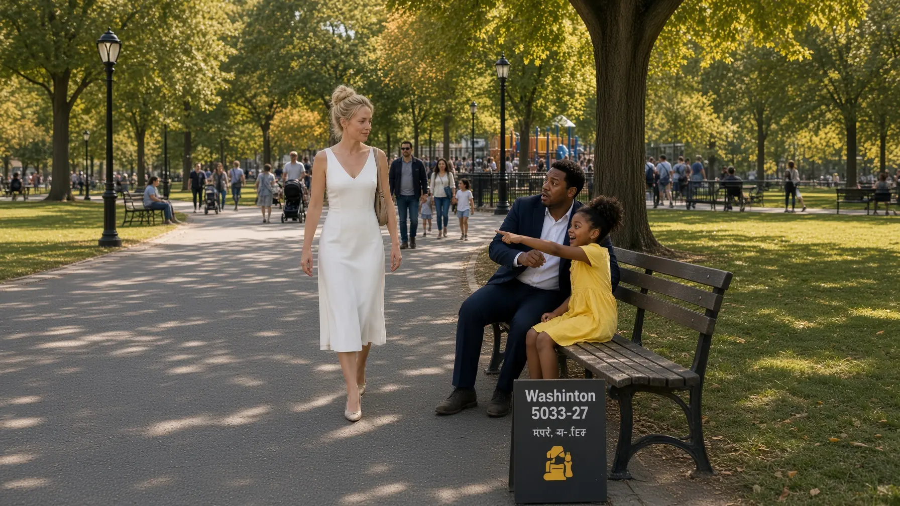 Black Single Dad’s Daughter Pointed at a Billionaire Woman and Said, “Dad, Marry Her” — He Froze