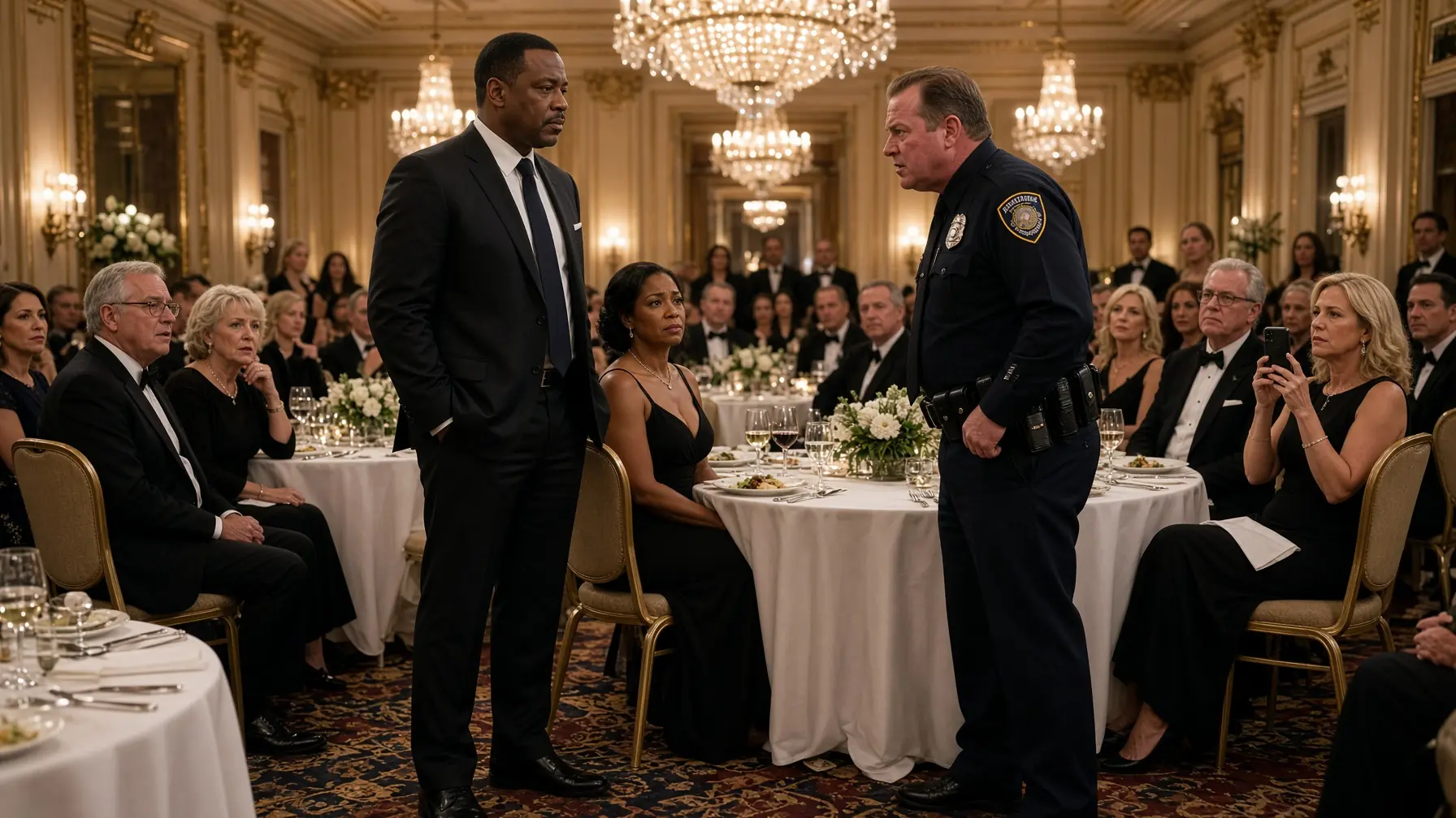 The Officer Dragged Him Out of the Gala — Then the Entire Room Went Silent