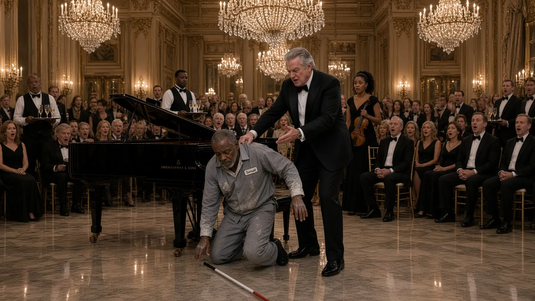 The Millionaire Mocked The Blind Janitor | Then The Piano Told Everyone Who He Was