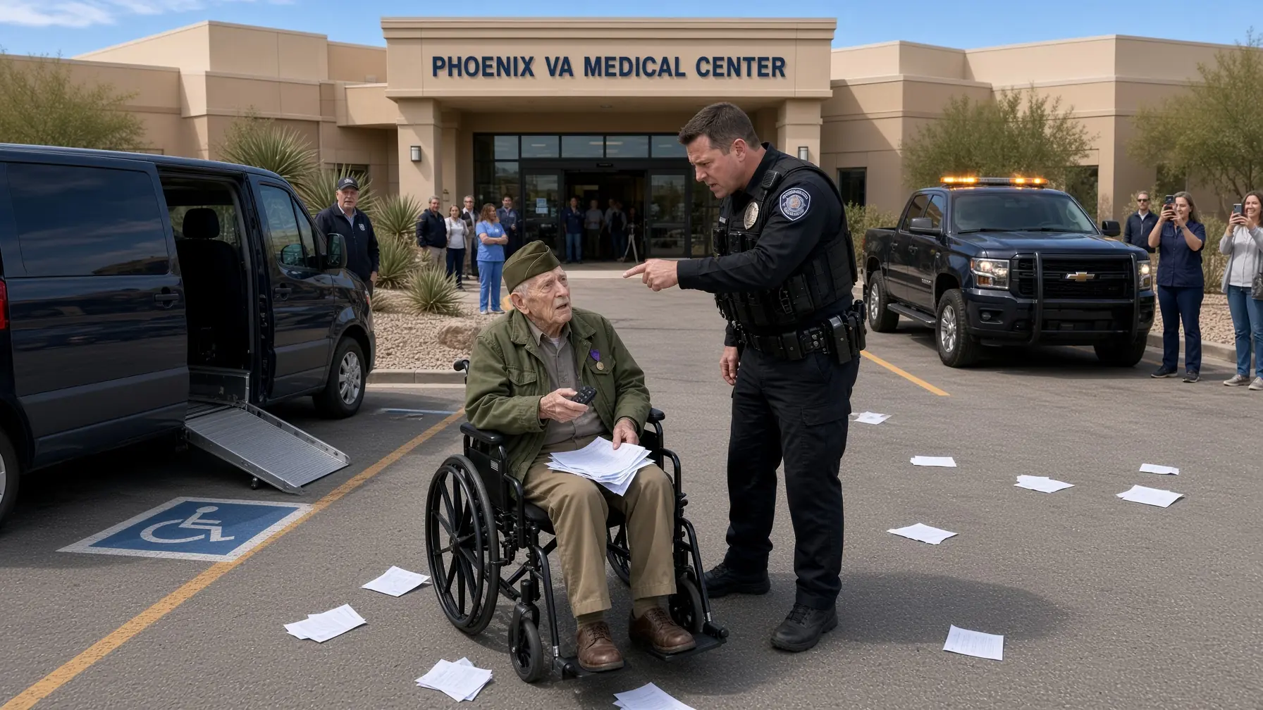 The Officer Tried To Tow The Old Marine’s Van | Then The Colonel Arrived