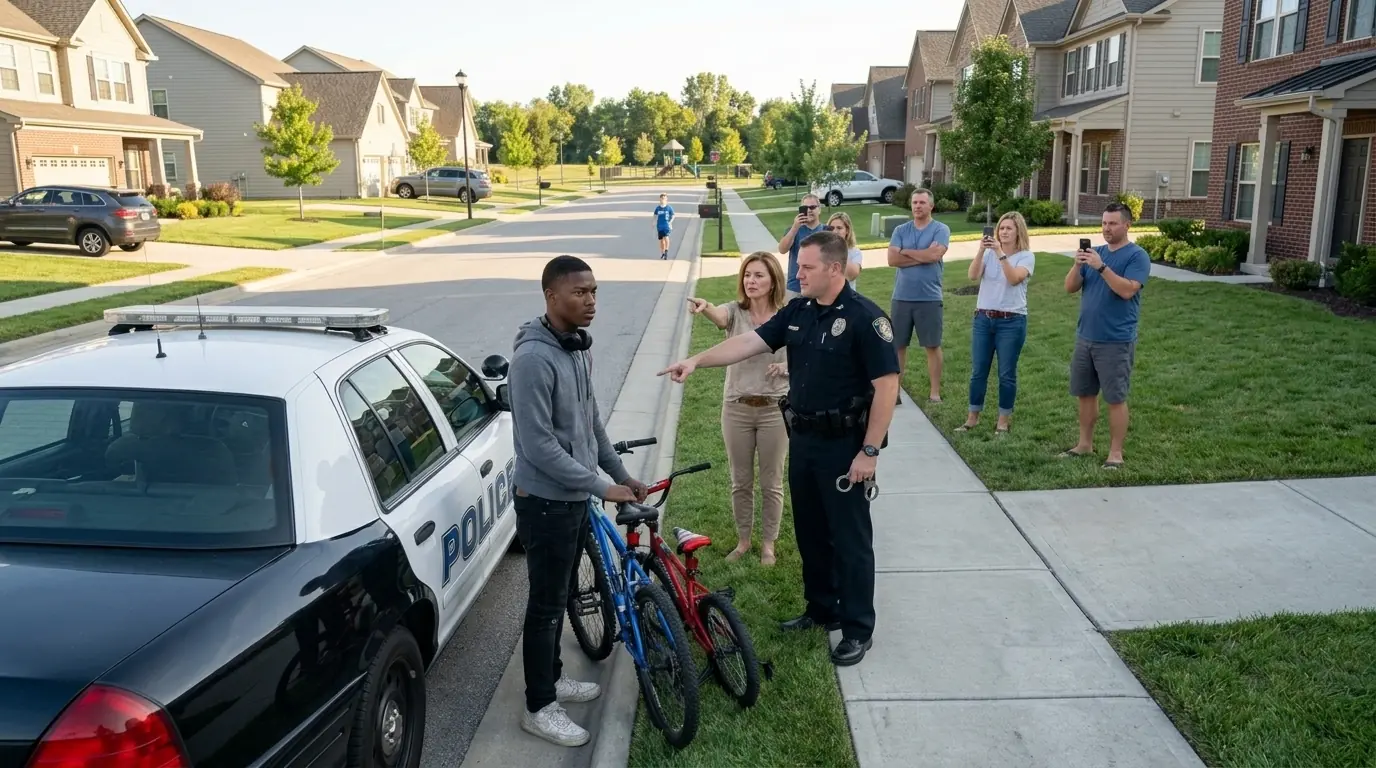 Karen Calls Cops on Black Teen Holding Two Bikes — Unaware He Recovered Stolen One, $1M Lawsuit