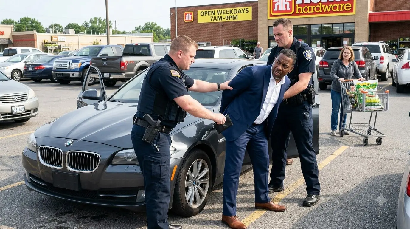 Two Cops Pinned Him Against His Car — Then Put Him in Cuffs