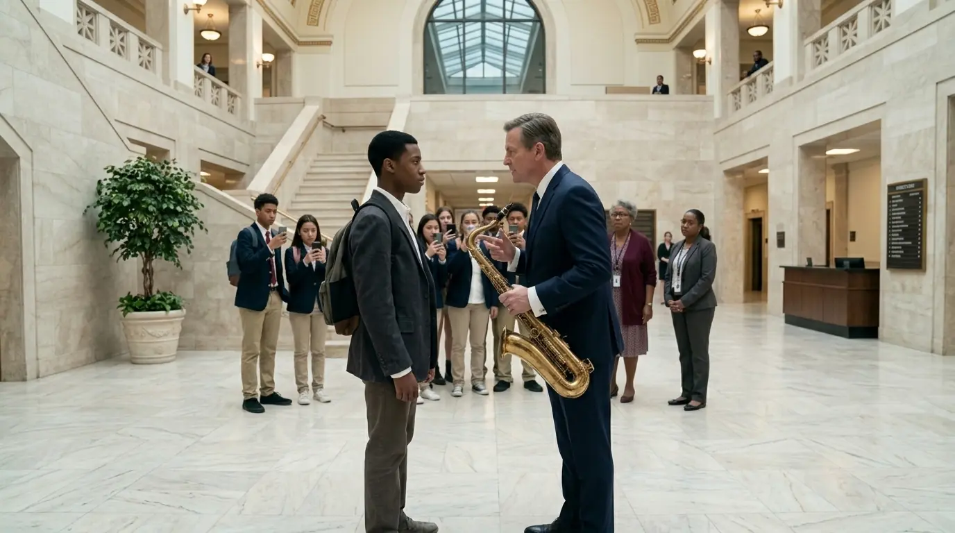 “Try, I Dare You” — Principal Challenged Black Student, Had No Idea He Was a Saxophone Prodigy