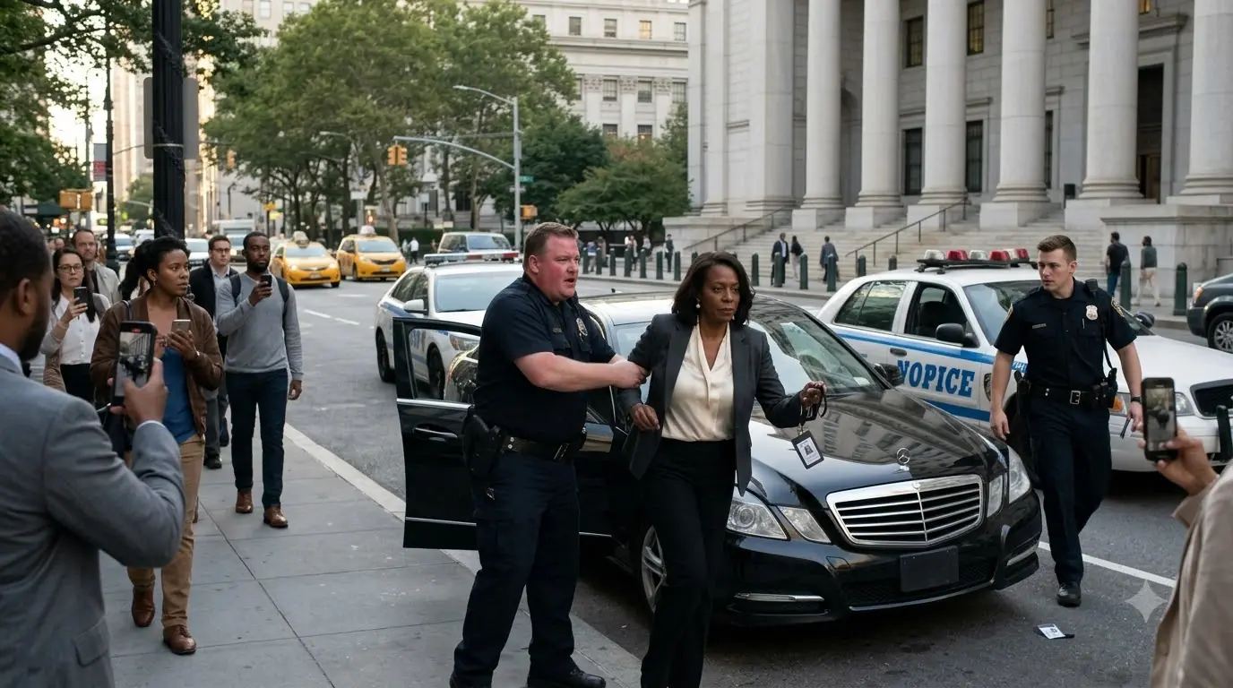 White Officers Forced An Older Woman Onto Her Car Hood — Then One Man Across The Street Stopped Cold