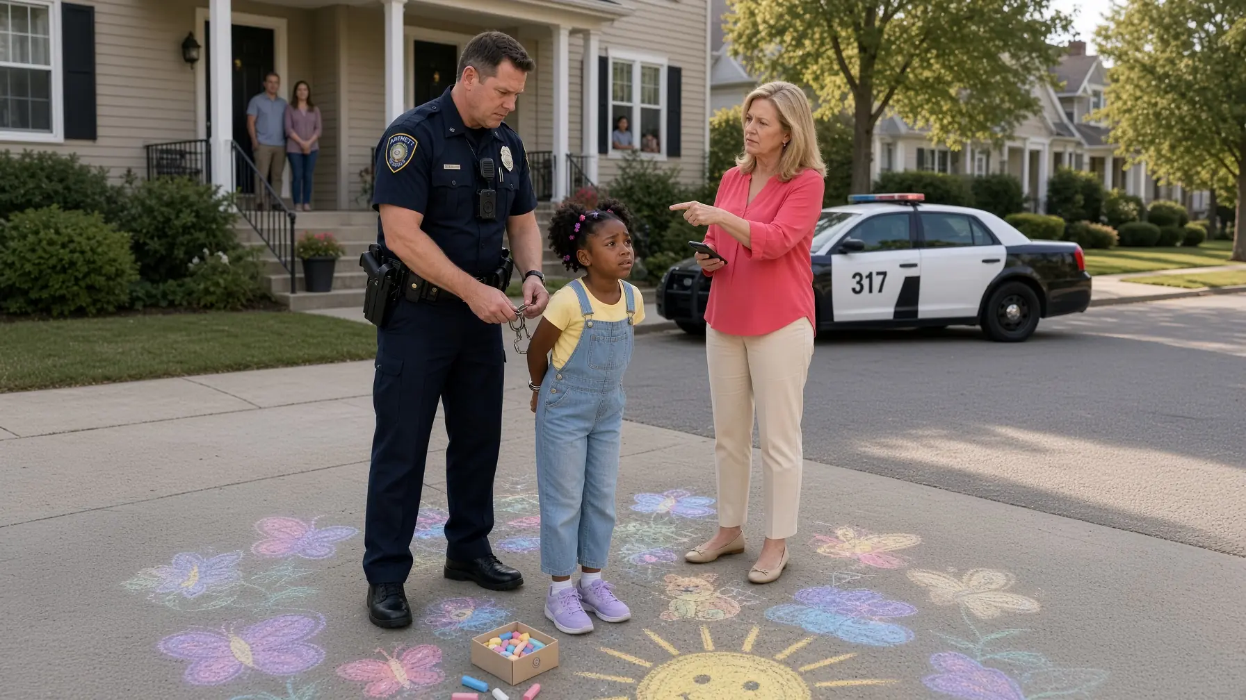 Racist Cop Arrests 9 Year Old Black Girl, Unaware She Is The Daughter Of The Mayor