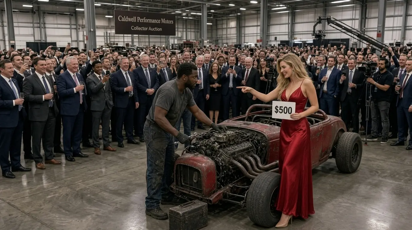 “Start That $500 Dragster and It’s Yours,” CEO Laughed— Black Single Dad Shocked Her in 2 Minutes