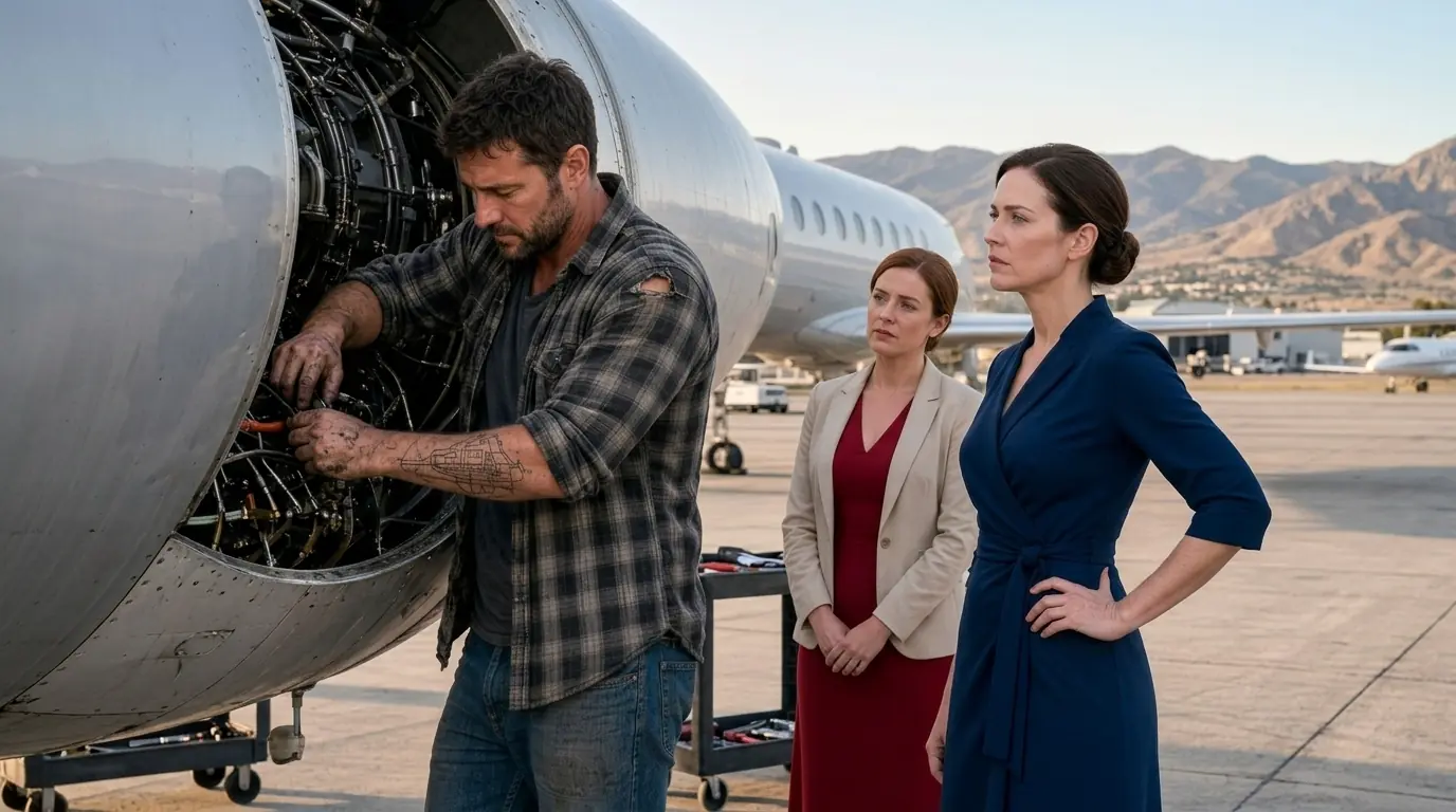 CEO Mocked Single Dad Mechanic Over Jet Engine — Then Saw the Tattoo That Changed Everything
