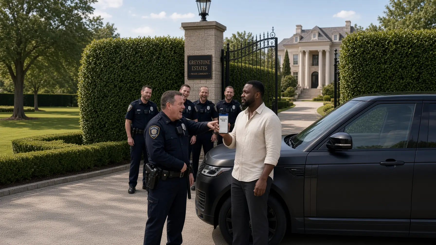 Guards Blocked a Black CEO from His Own Mansion — One Phone Call Later, They Were Fired