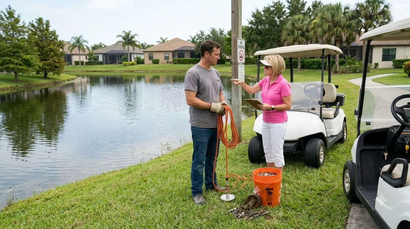 HOA Banned Fishing in the Pond, I Used a Magnet — Fished Out All the Coins People Threw in for Wishes