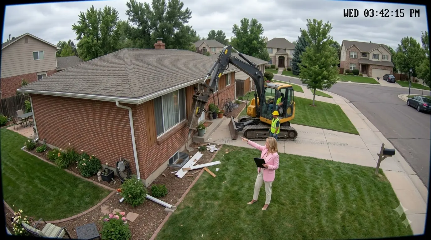 HOA Tore Down My House Claiming HOA Dues — Then Froze the Moment They Saw My Badge