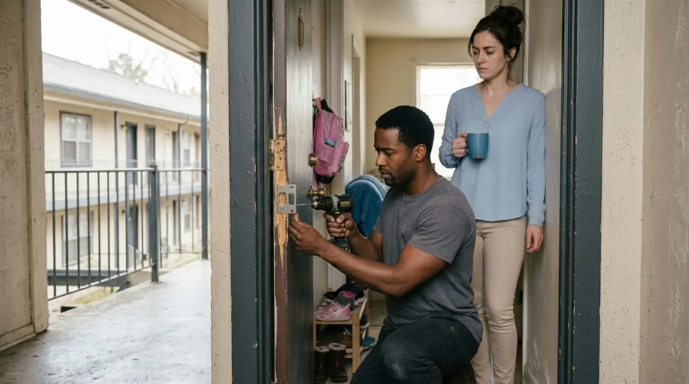 “Would You Ever Date a Single Mom?” Female CEO Asks Black Single Dad While He Fixes Her Door