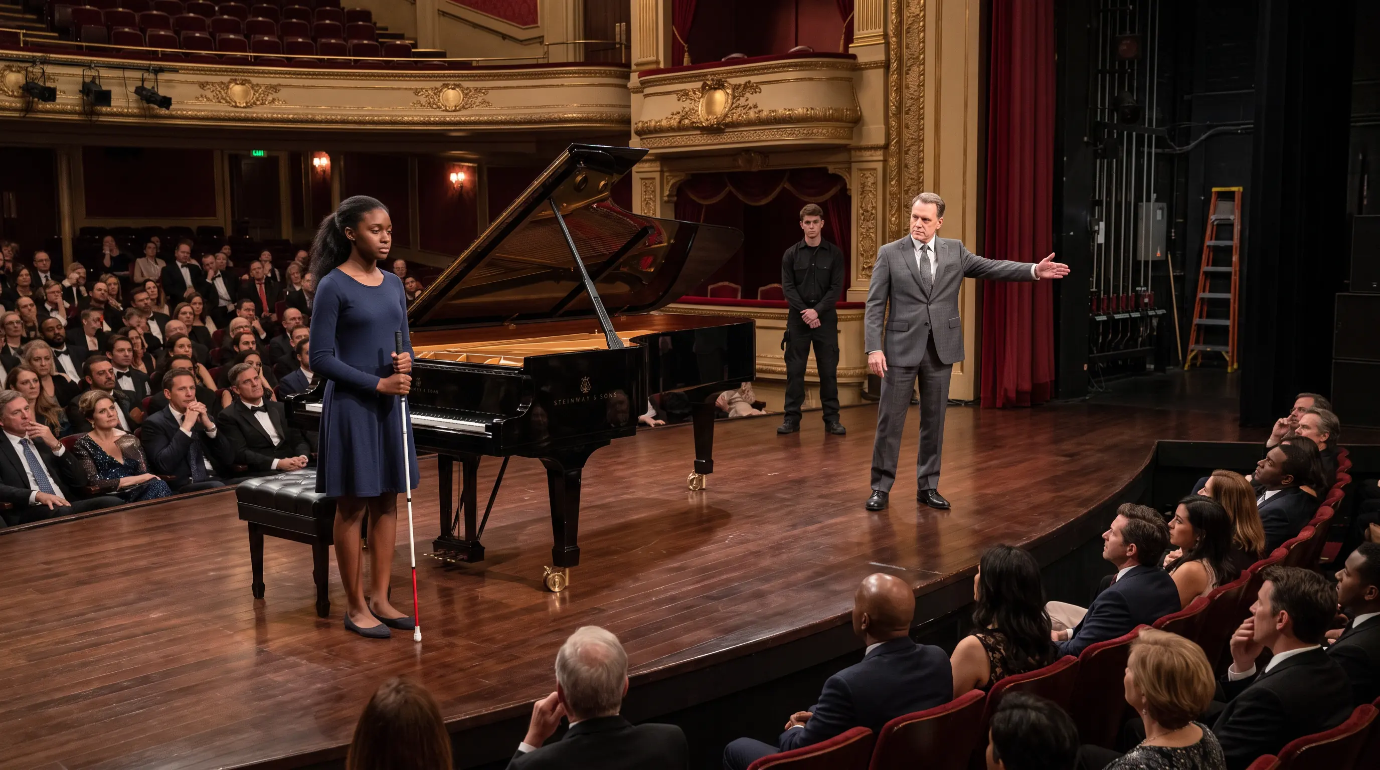 Blind Black Teen Laughed At by Maestro — Her Piano Performance Left the World Speechless