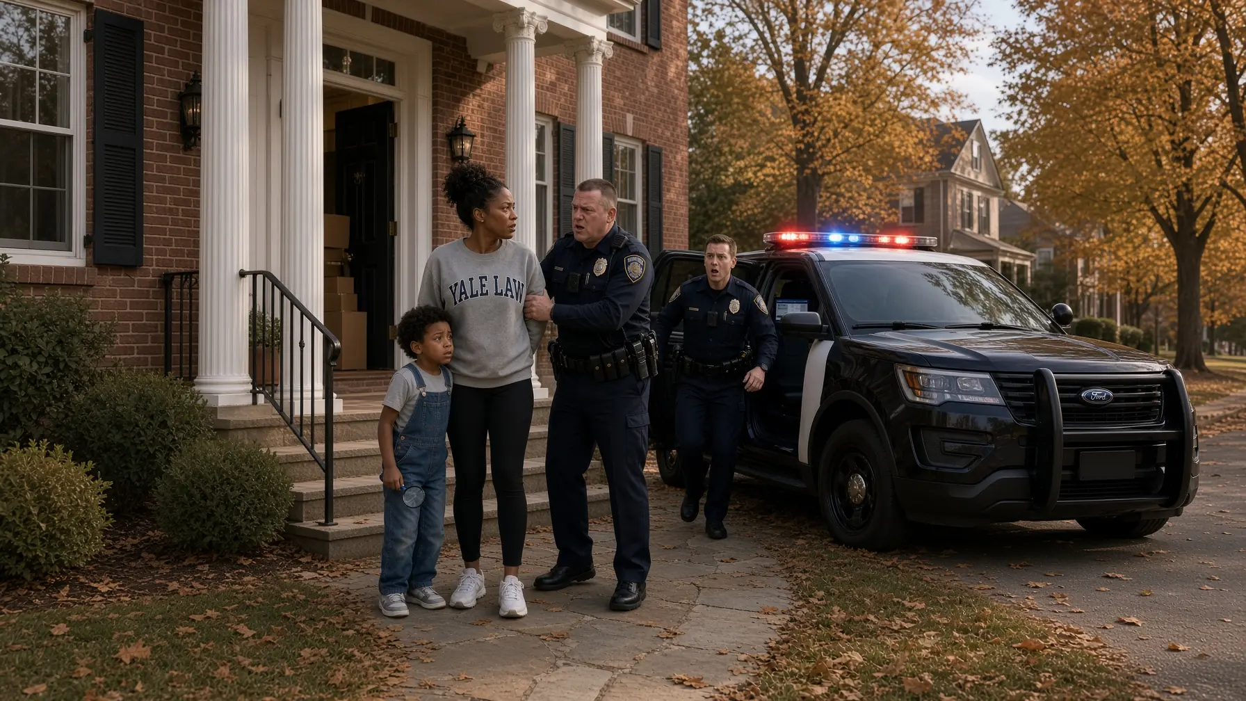 Cop Detains Black Mother Outside a Mansion — Unaware She’s the New District Attorney