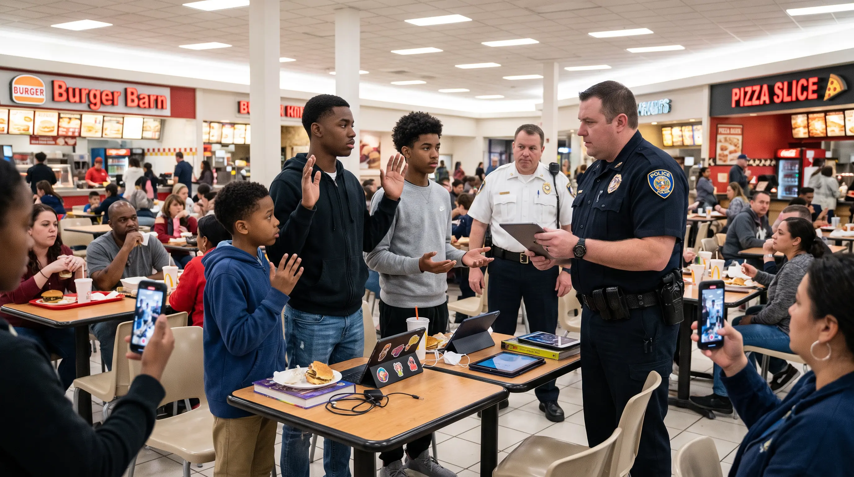Cop Accuses Black Teens of Stealing iPads at a Food Court — Grandma Is City Council, $3.2M
