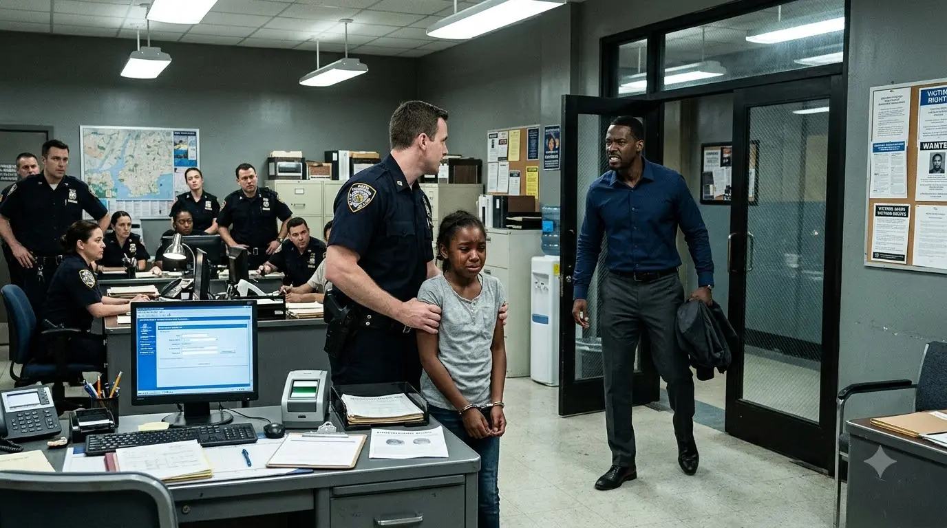 He Handcuffed Her for Chalk — Then Her Father Stormed Into the Police Station