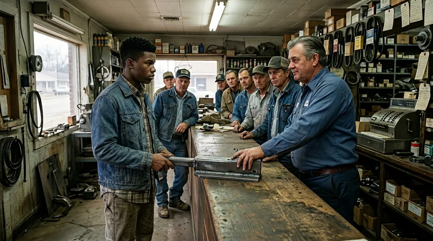 Everyone Laughed When the Black Boy Asked for Their Dead Welders — Until They Saw His Backyard Steel